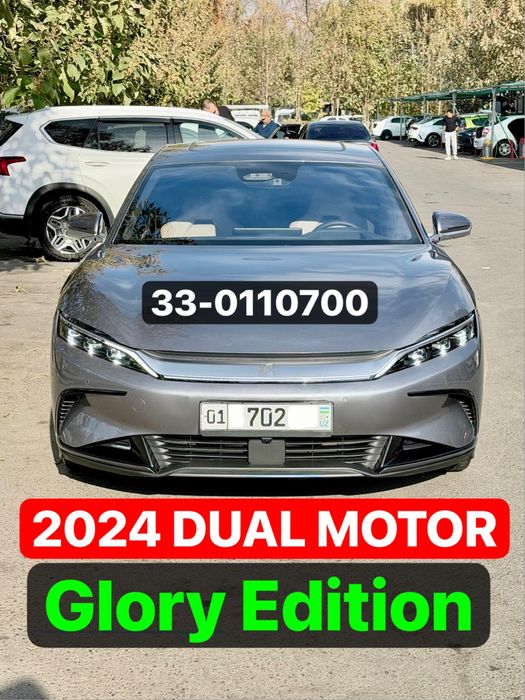 Byd han 2024 yil, dual motor 3.9s Eng fuli bu smart 14 ta kamerasi bor