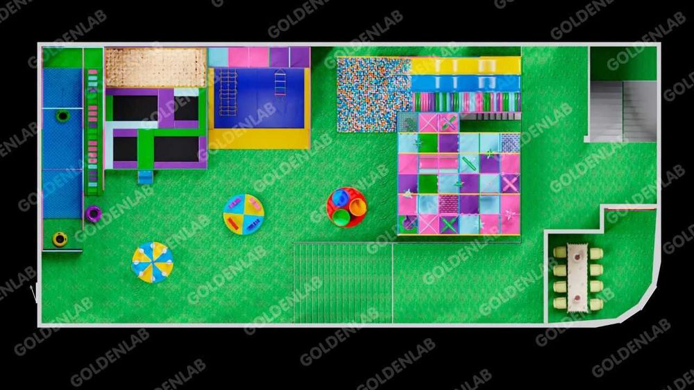 Парки от производителя . Лабиринты Батуты и другие