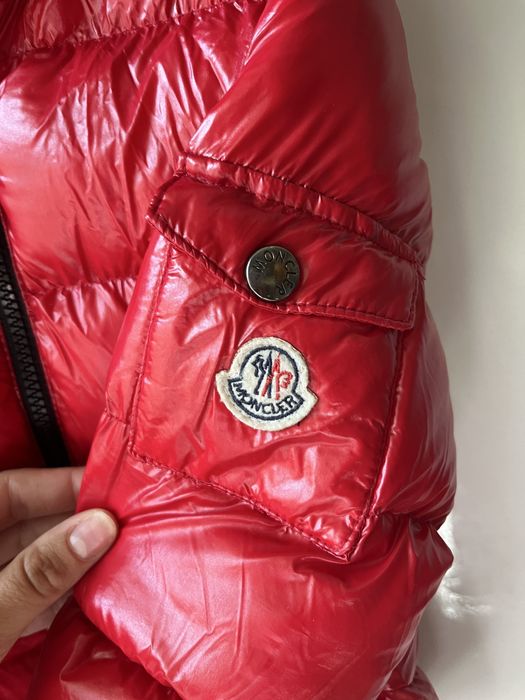 Зимно яке с качула от естествен косъм Moncler