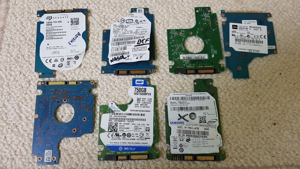 Placi Hdd WD7500BPVX HTS545032B9A300 SEAGATE 5000C500A87D95EB MK6025GA