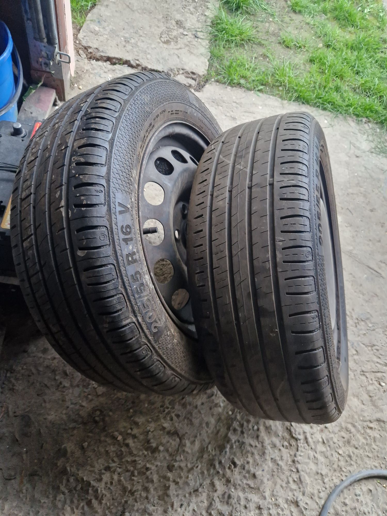 2 roti orig vw passat b6 205 55 16