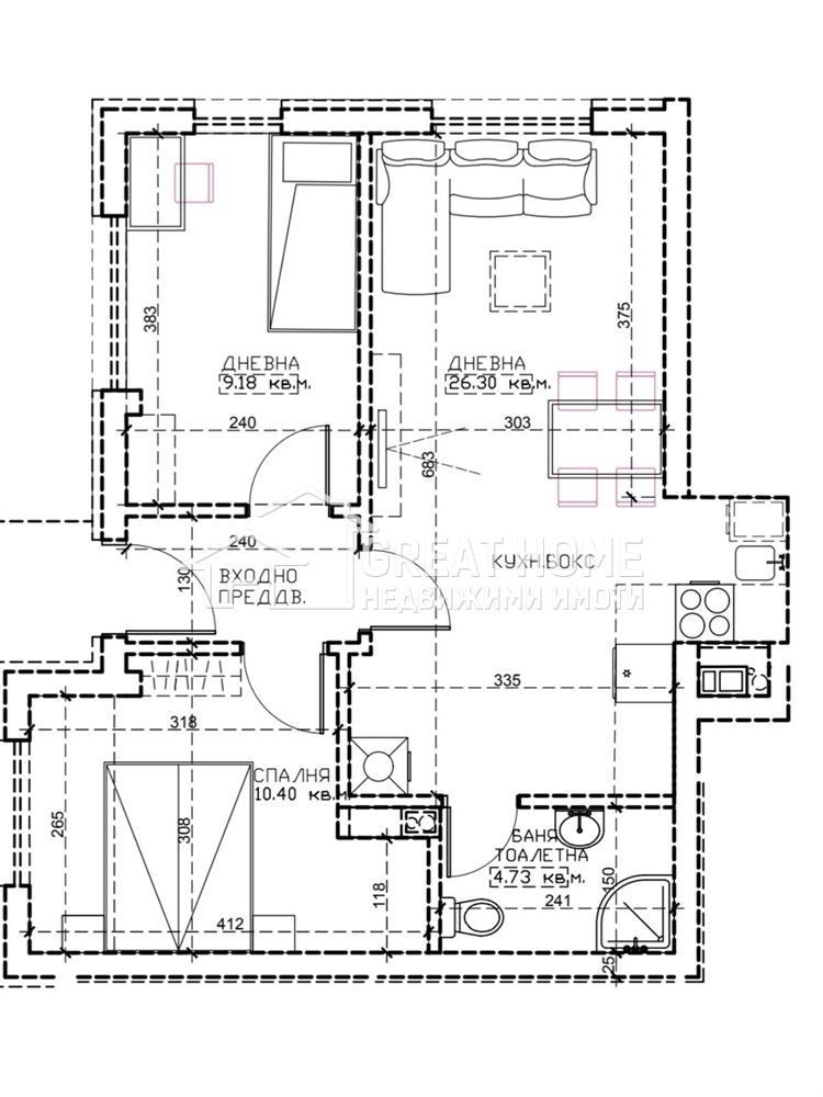 Продава се Тристаен апартамент в Търговище, Център - 84 кв.м за 881 €/кв.м - Снимка #6