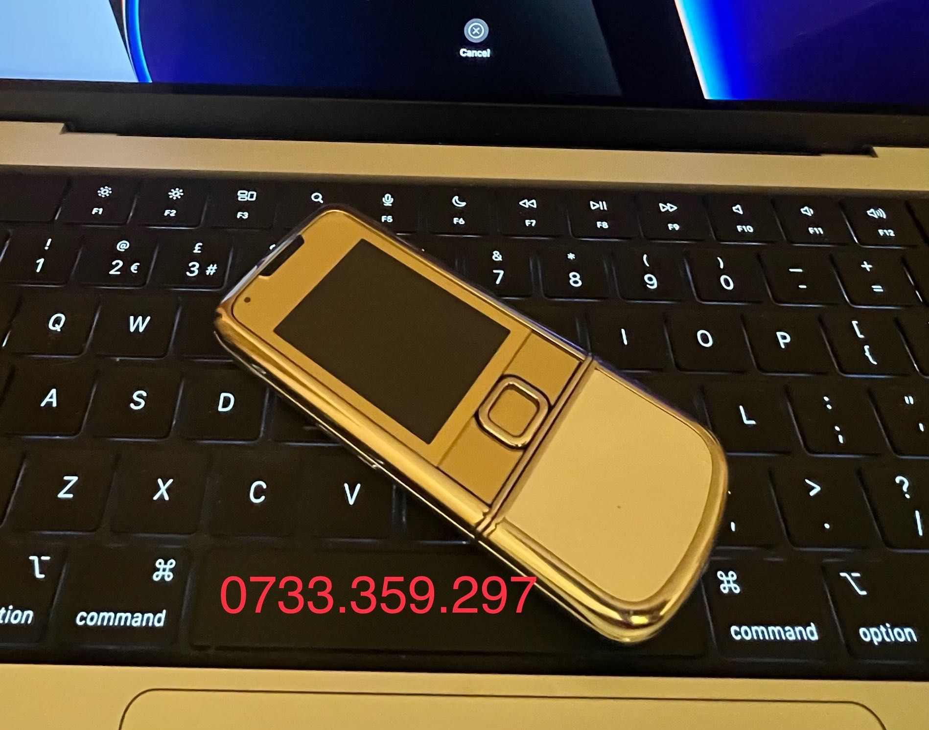 Telefon Nokia 8800 ARTE Gold de colectie RARITATE ! 8600luna