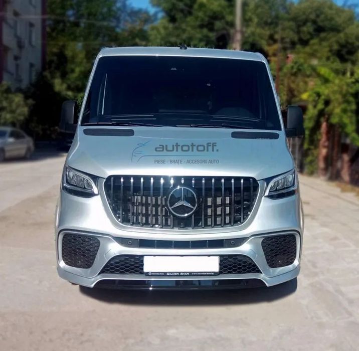 Pachet exterior compatibil cu Mercedes Sprinter W907 W910 (2018+) 63 AMG Design