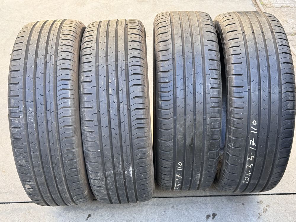 205/55/R17 Continental EcoContact5 4бр летни dot1318 7мм