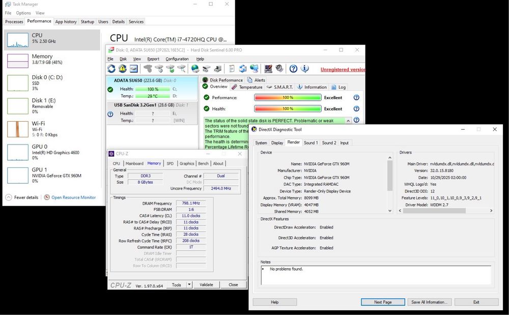 Lenovo Gaming Y70-Touch Intel i7-3.60GHz, 8GB RAM, 240GB SSD, 960M 4GB