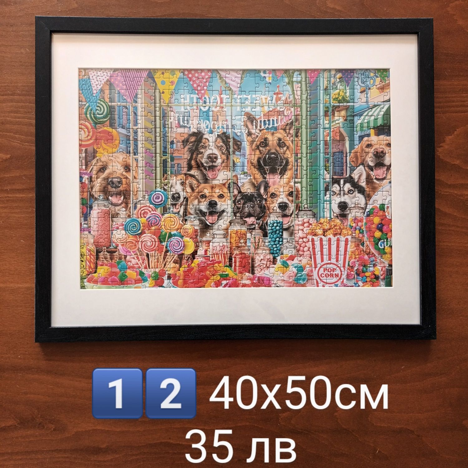 Картина-пъзел в рамка 40х50см