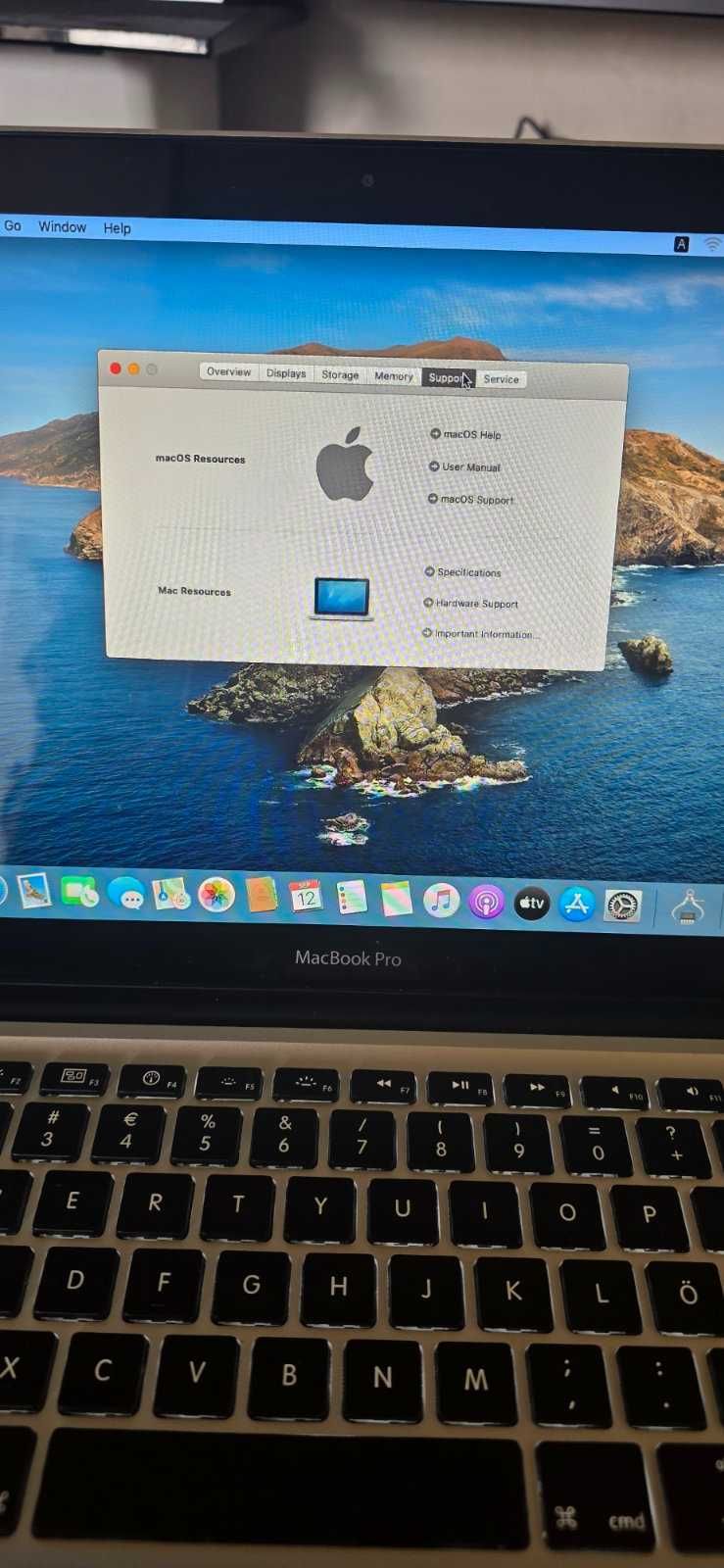 MacBook Pro 13.3'' 4GB RAM 128GB SSD Intel Core i5-като нов!Батерия-8ч