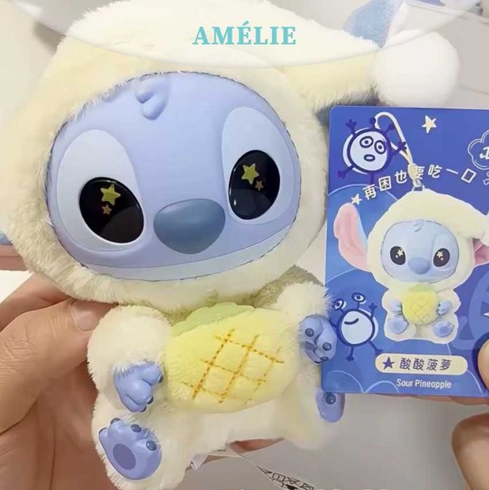Stitch Labubu Избор на визия! Лабубу аксесоар за чанта