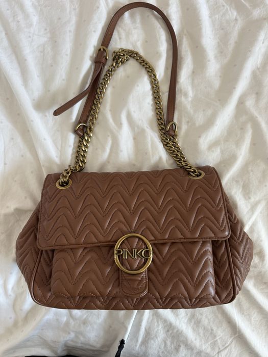 Кафява чанта Пинко