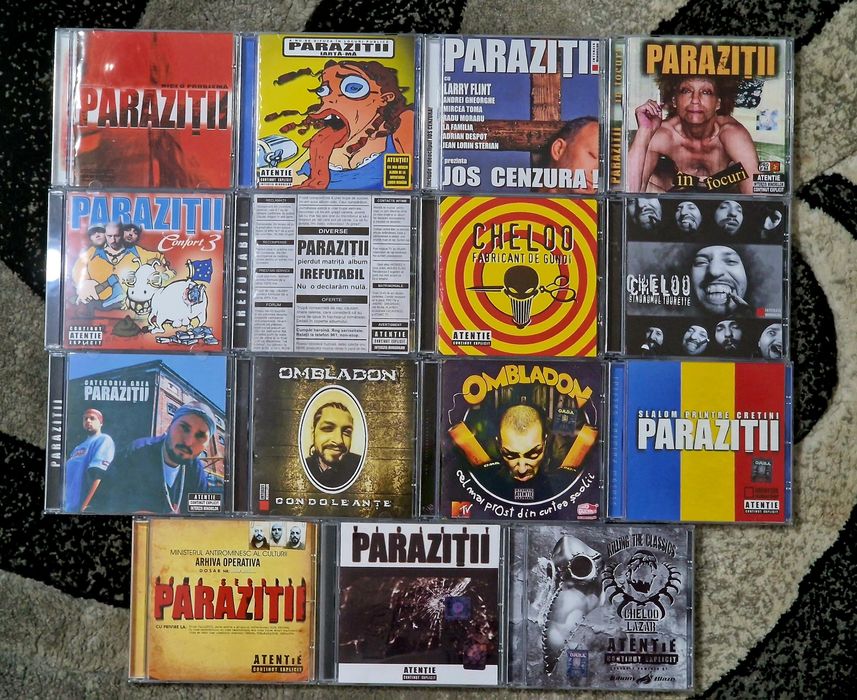Cd-uri Trupa Parazitii 30 lei Cd