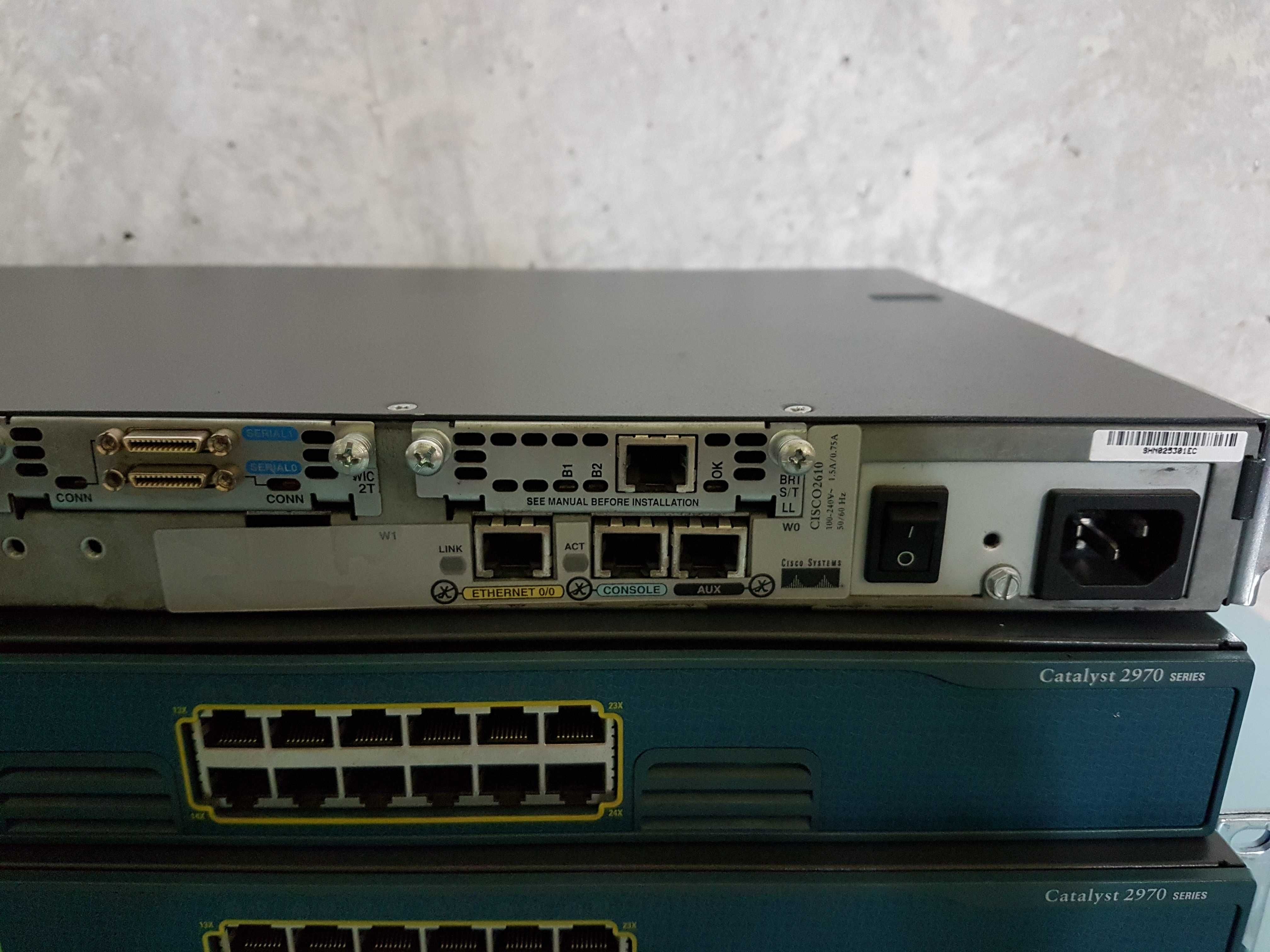 Коммутатор Cisco Catalyst 2970 и роутер Cisco 2610 , б/у, продам.