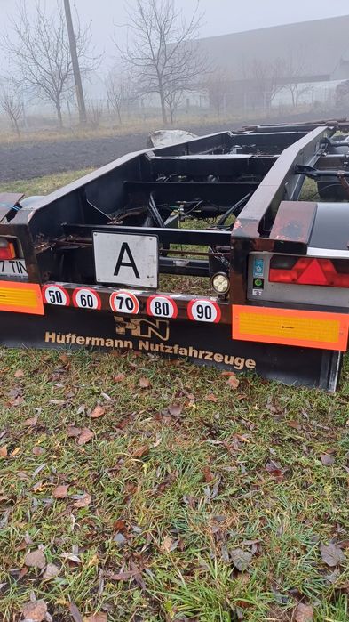 Remorca abrollkipper huffermann