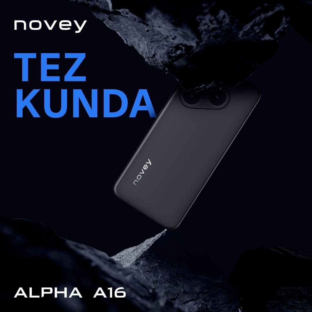 Novey Alpha A16  128Gb (Karopka Dakument +Dostavka) New - 2025!