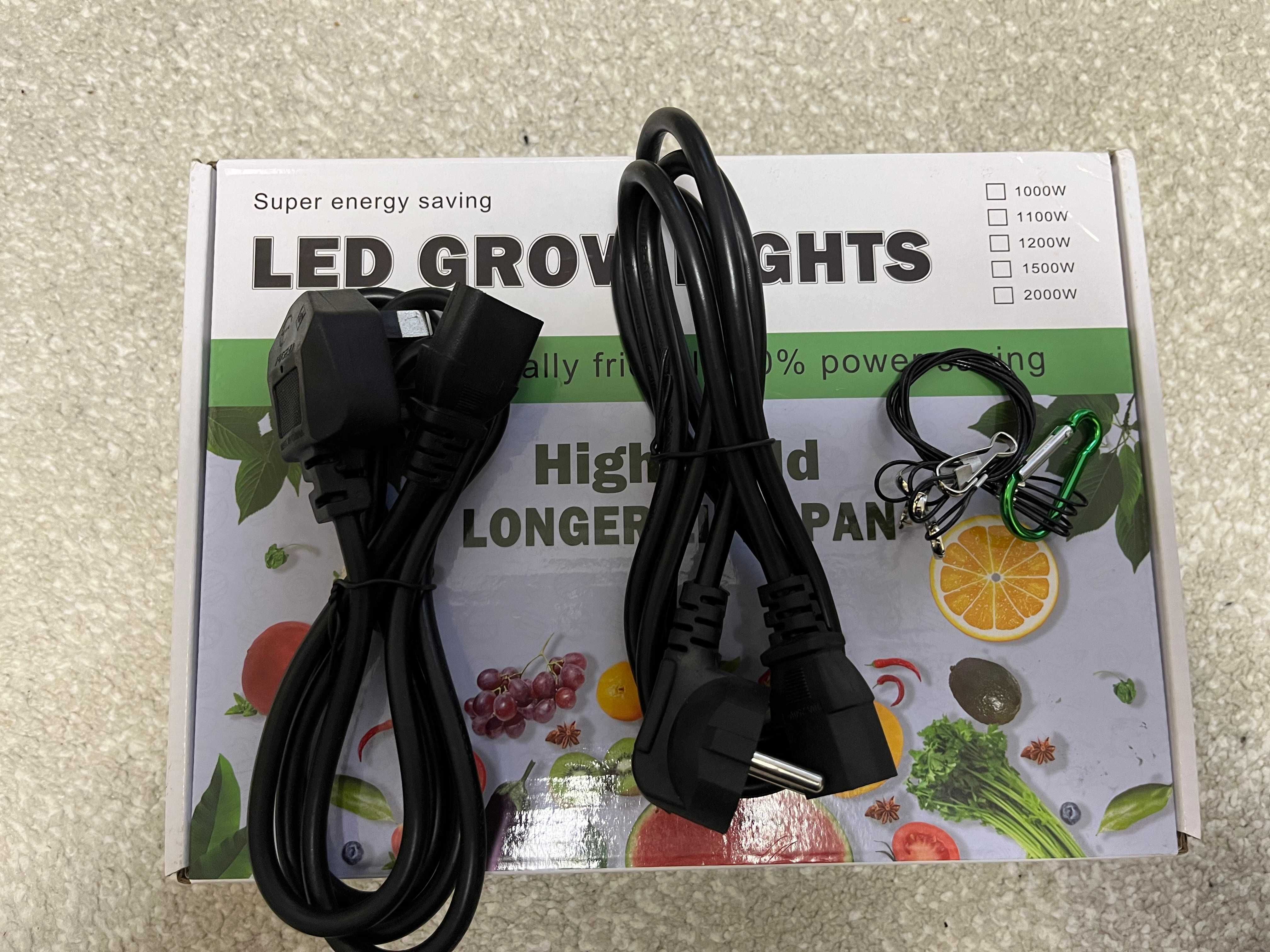 LED лампи 1000W Grow Light за отглеждане на растения фито