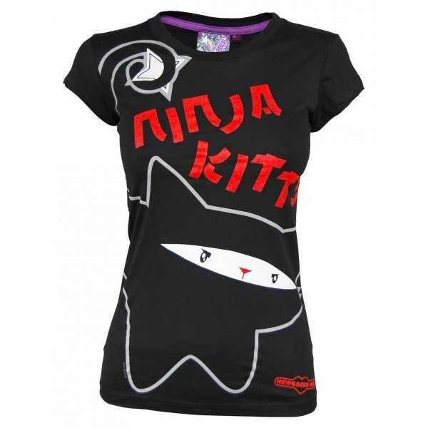 Tricou Ninja Kitty -Newbreed Girl Rock Goth Punk