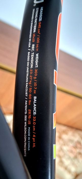 Тенис ракета Wilson Burn 100