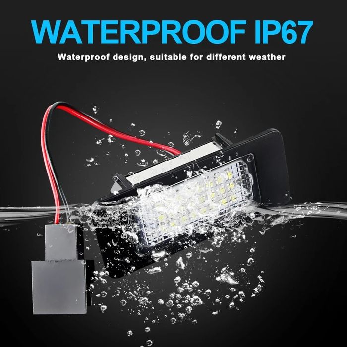 Set Lampi LED pentru numarul de inmatriculare Audi, Vw, Seat, Porsche