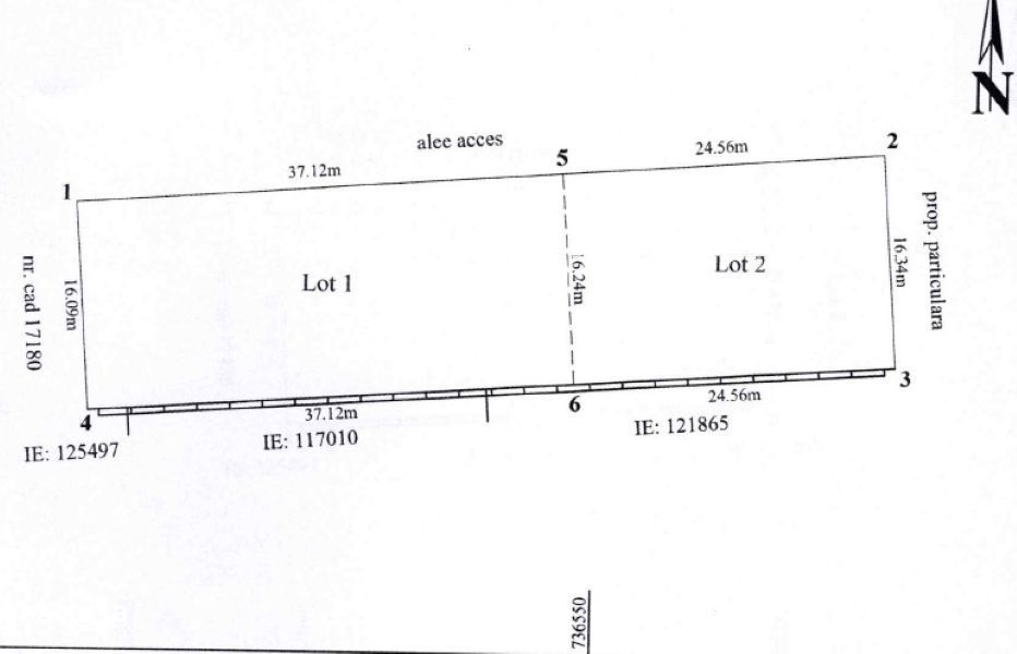De vânzare teren intravilan construibil, 1200 mp, Galați