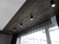 Монтаж на 3д ламперия на таван за декорация