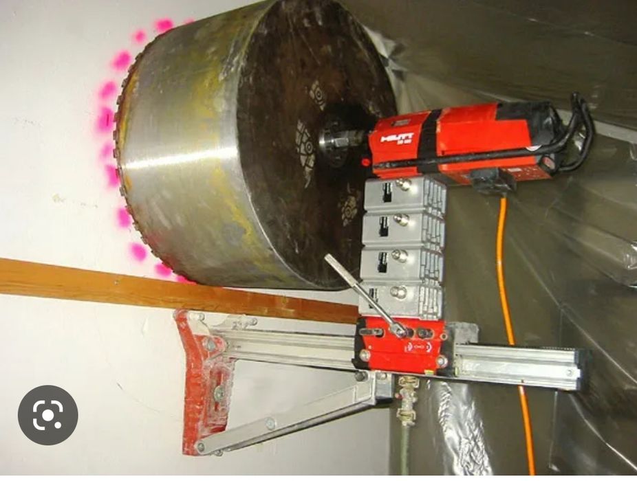 Алмазное сверление, бурение отверстий