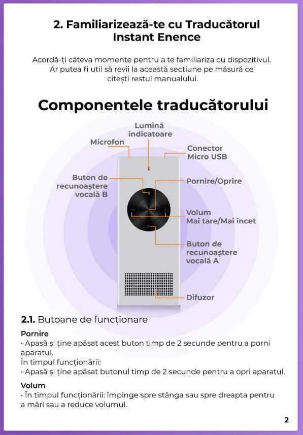 Translator INSTANT bidirecțional MUAMA ENENCE