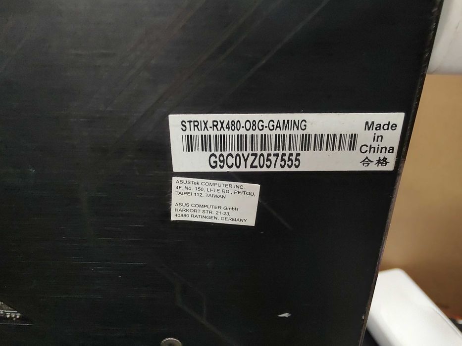 Placa video ASUS Radeon RX 480 STRIX GAMING O8G 8GB GDDR5 256-bit