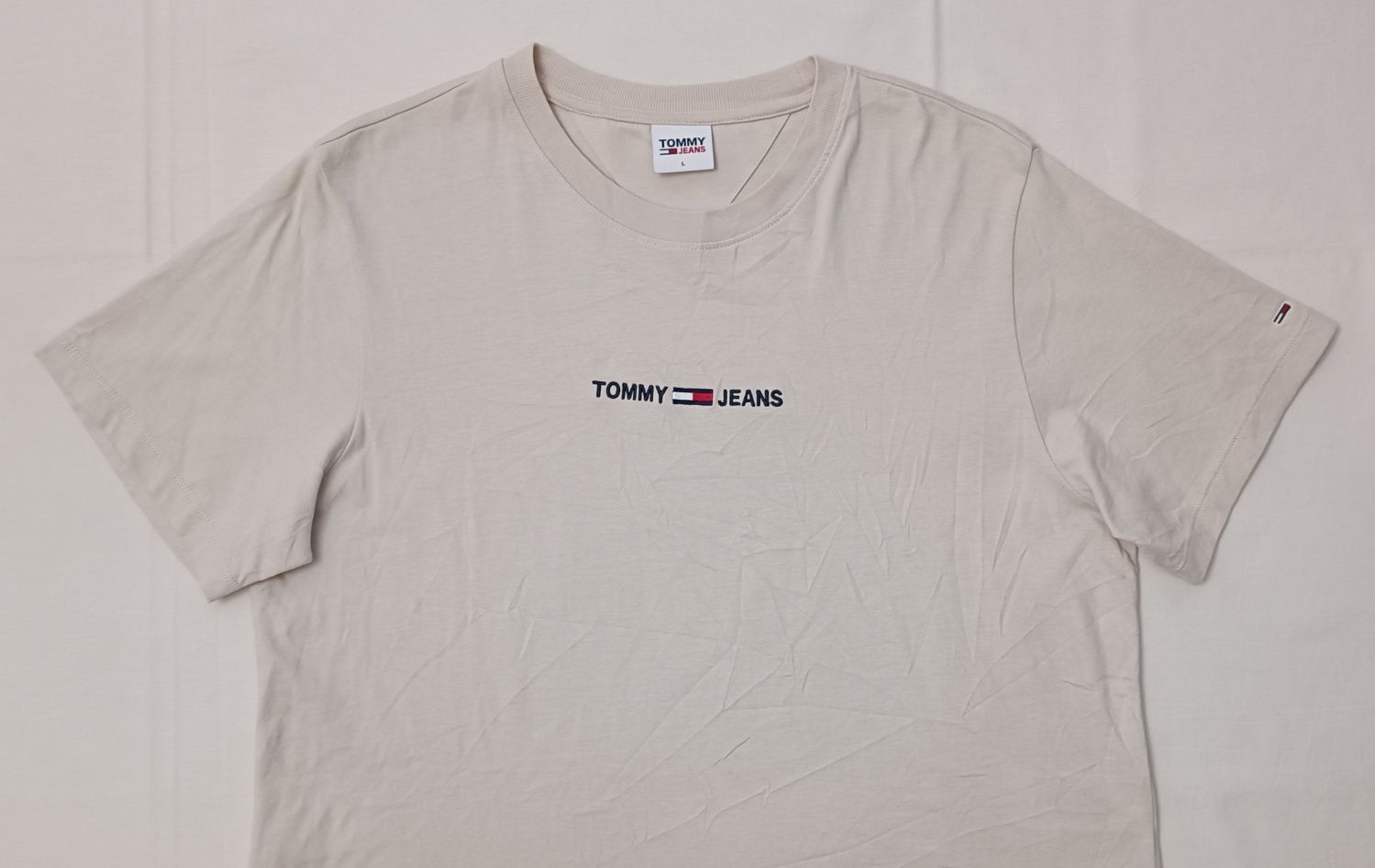 Tommy Jeans T-Shirt оригинална тениска L памучна фланелка
