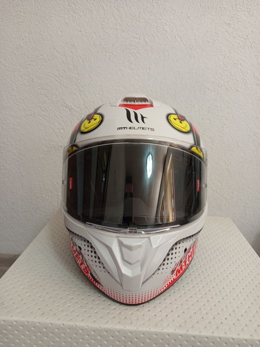 Каска за мотор, дизайн жокера, размер М