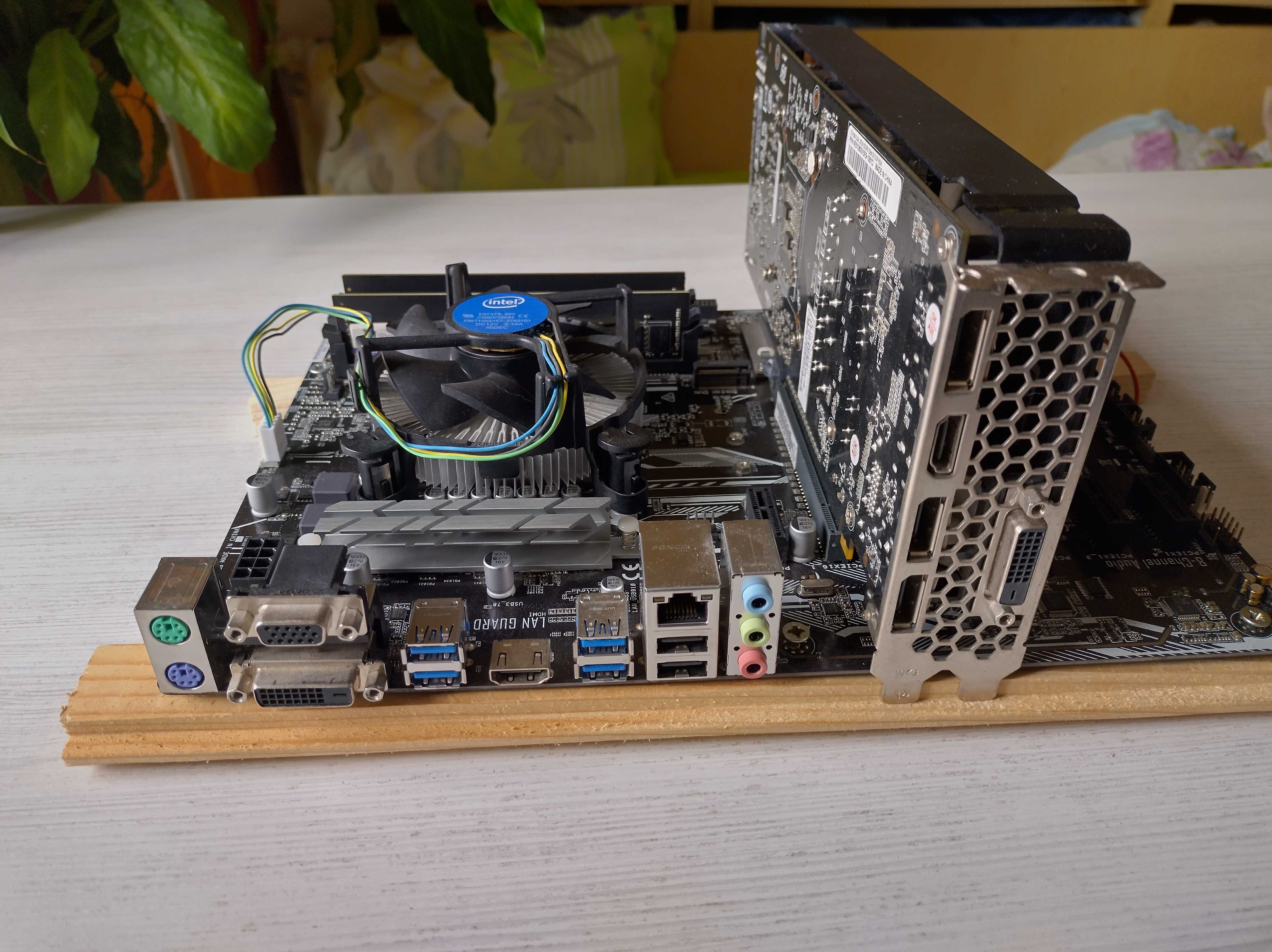 Дънна платка с процесор i5-6500, памет DDR4 16GB и NVIDIA GTX 1060