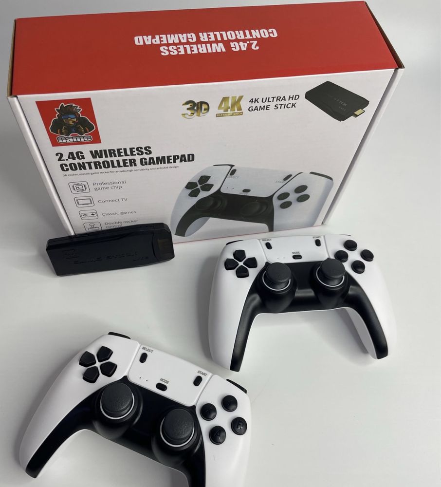 White game stick сега денди нинтенда 2000+ игры приставка