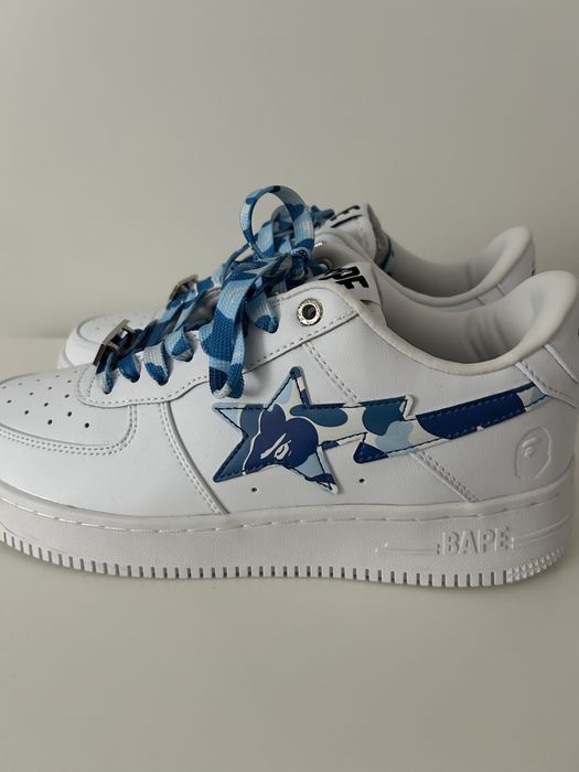 A Bathing Ape - Bape Sta Albi cu stea albastra - Marime 41
