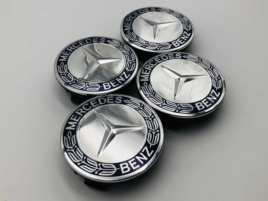 Capace Janta Compatibile Mercedes 72 mm albastru