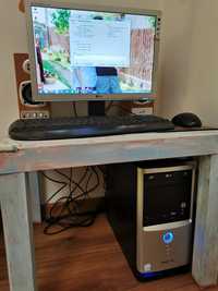 sistem PC + monitor LG