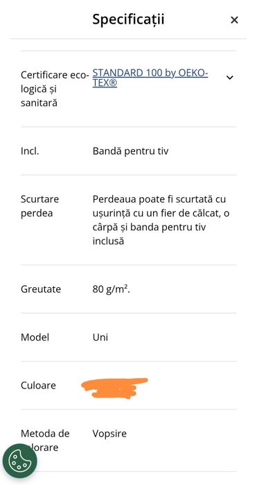 Perdele 3 buc albastre