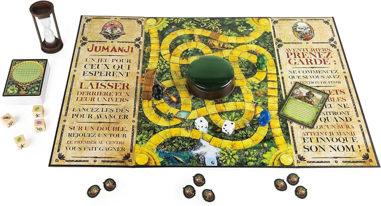 Настолна игра Spin Master „JUMANJI“,  размер 36 x 27 см