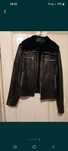 Blană vulpe polara neagra unisex