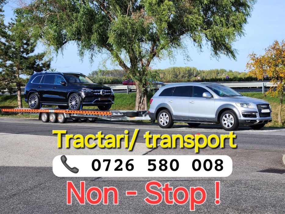Tractari Auto Buzau- Platforma auto ‼️NON STOP‼️Buzău Autostrada A7