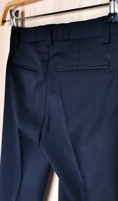 Pantaloni costum baieti ZARA mar 118 5-6ani bleumarin ca NOI