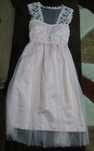 Rochie voal roz pal