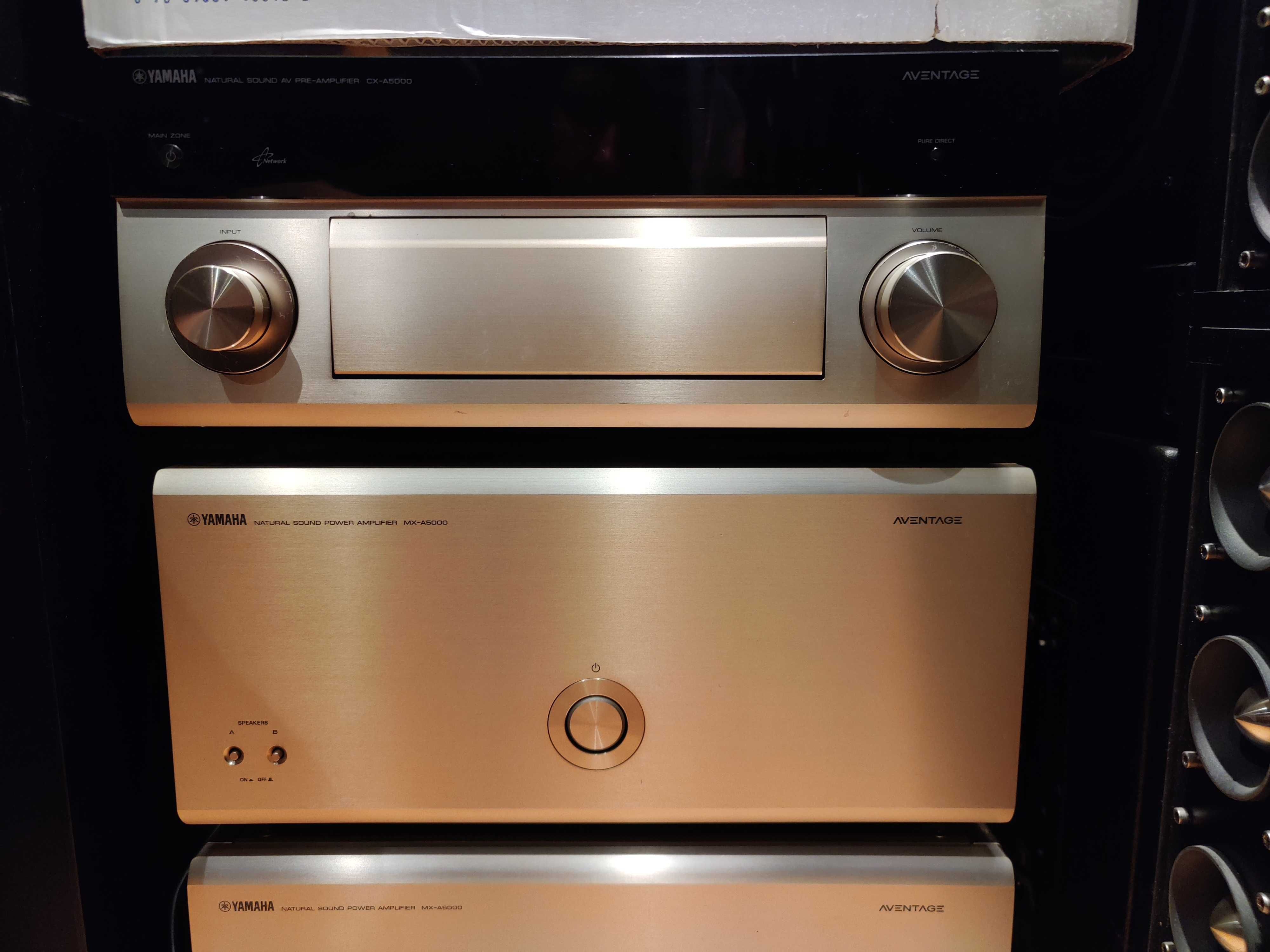 Preamplificator high-e Yamaha CX-A5000+ Amplificator AVENTAGE MX-A5200