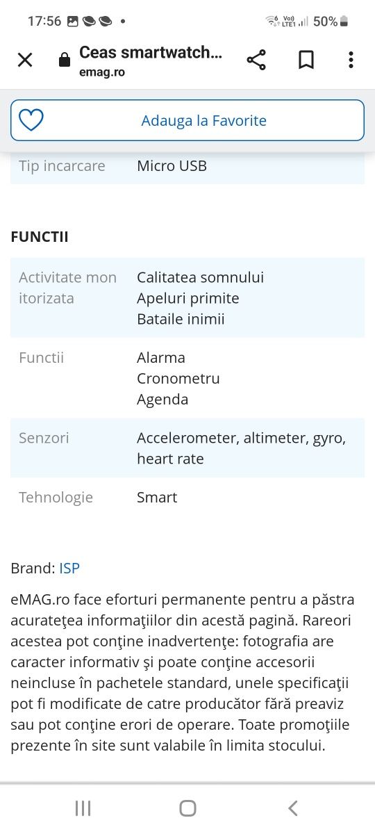 Ceas Smartwatch ca nou