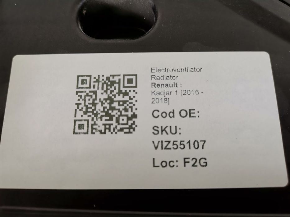 Electroventilator Radiator Renault  Kadjar 1 2015 2016 2017 2018 Origi