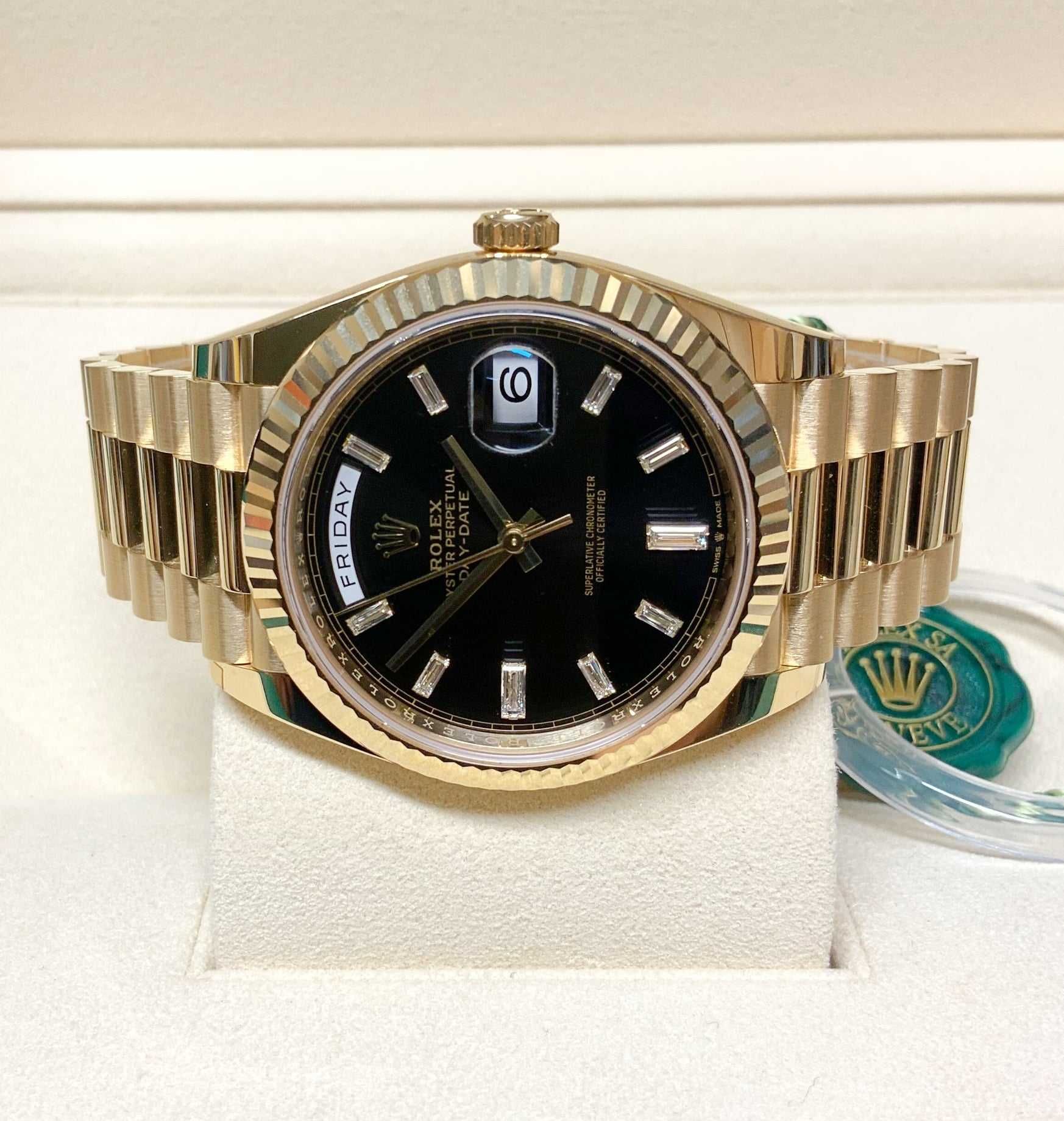 Rolex Day Date President Gold /Black