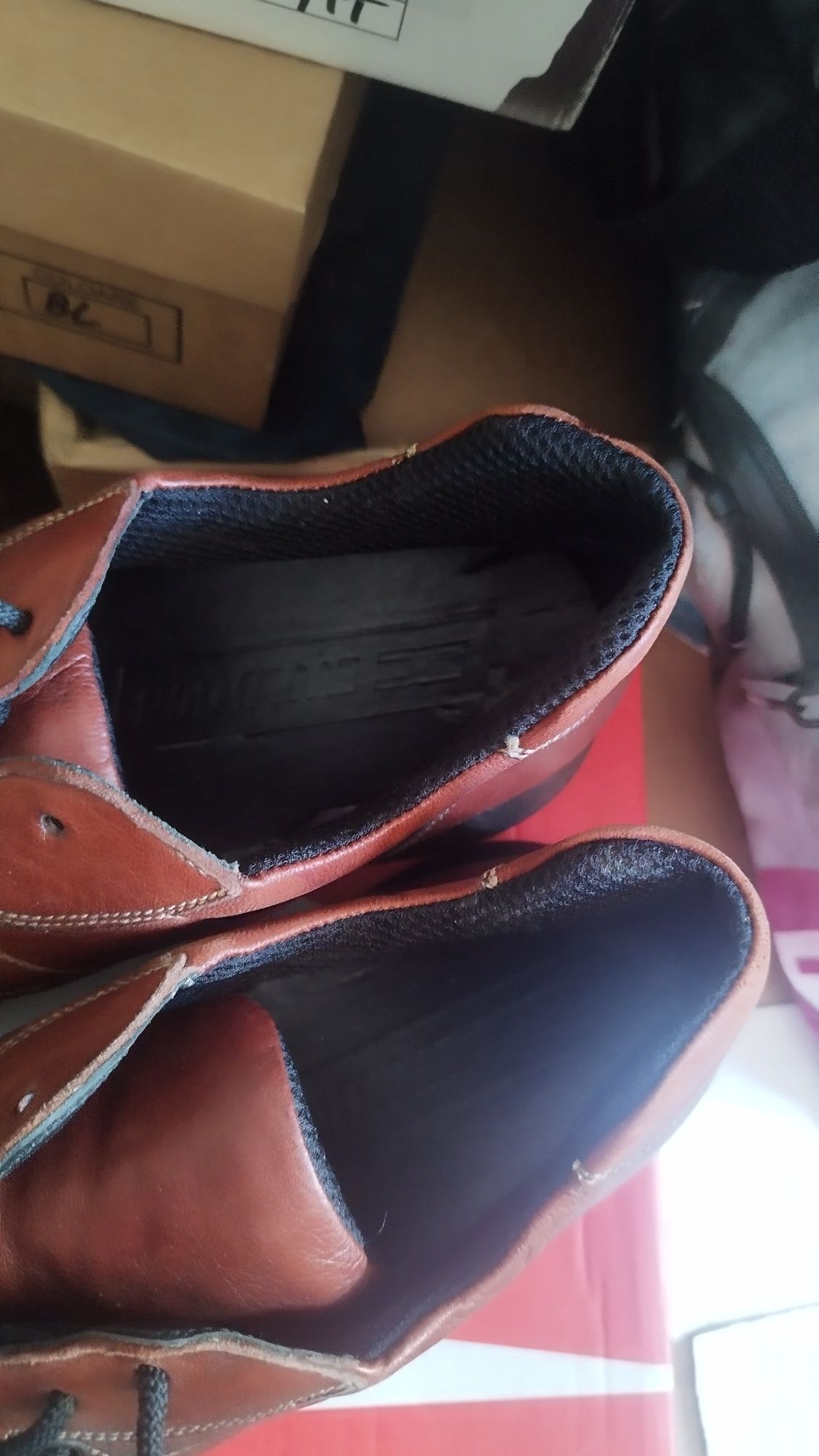 Pantofi sport bărbați măr 44,5-45 piele naturală.