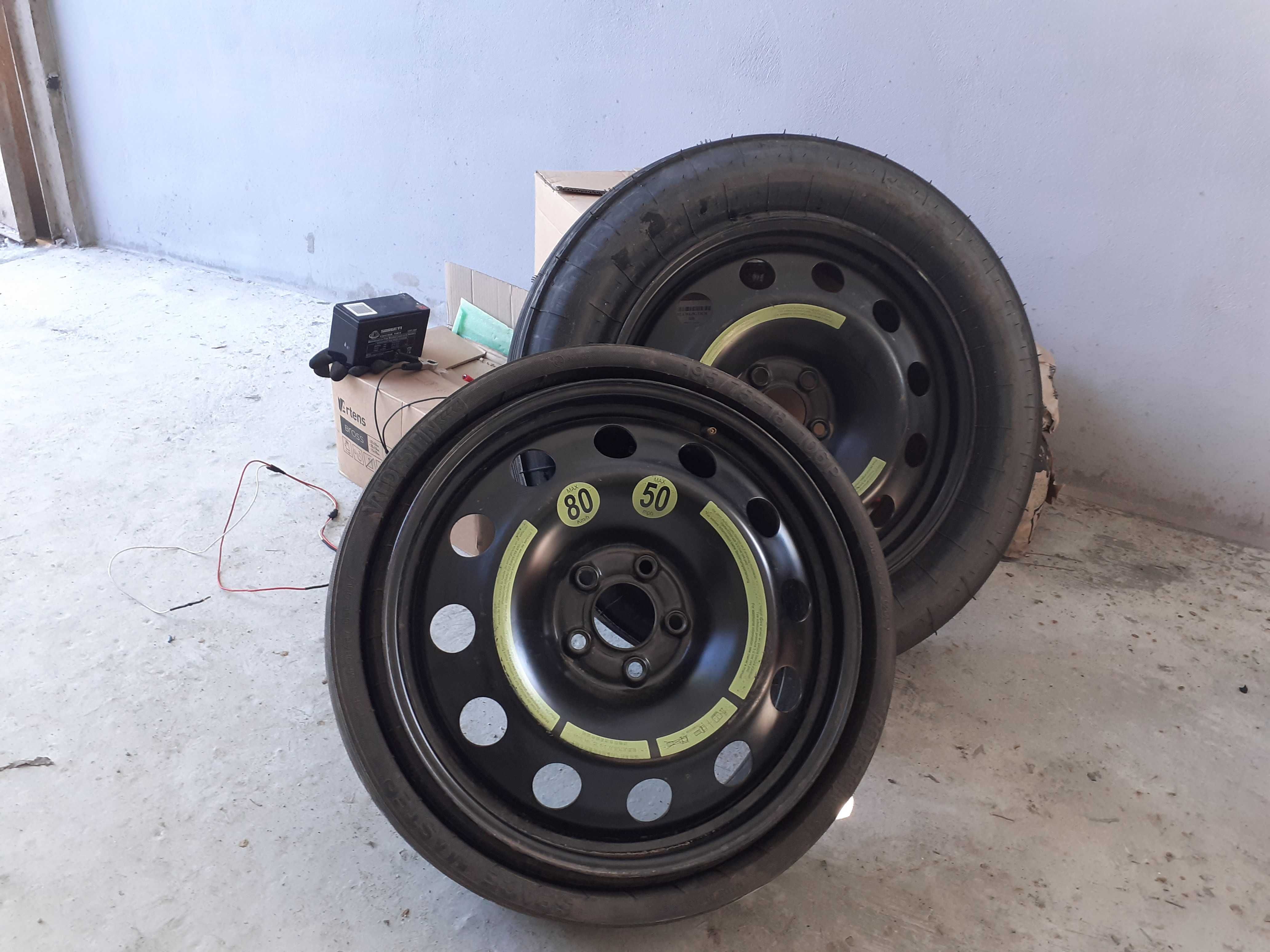 Roata de rezerva Slim mica Mercedes C E Clas ML GL Gls 5x112 R18