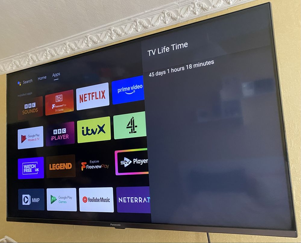 Android телевизор Panasonic HX700 LED 43' използван