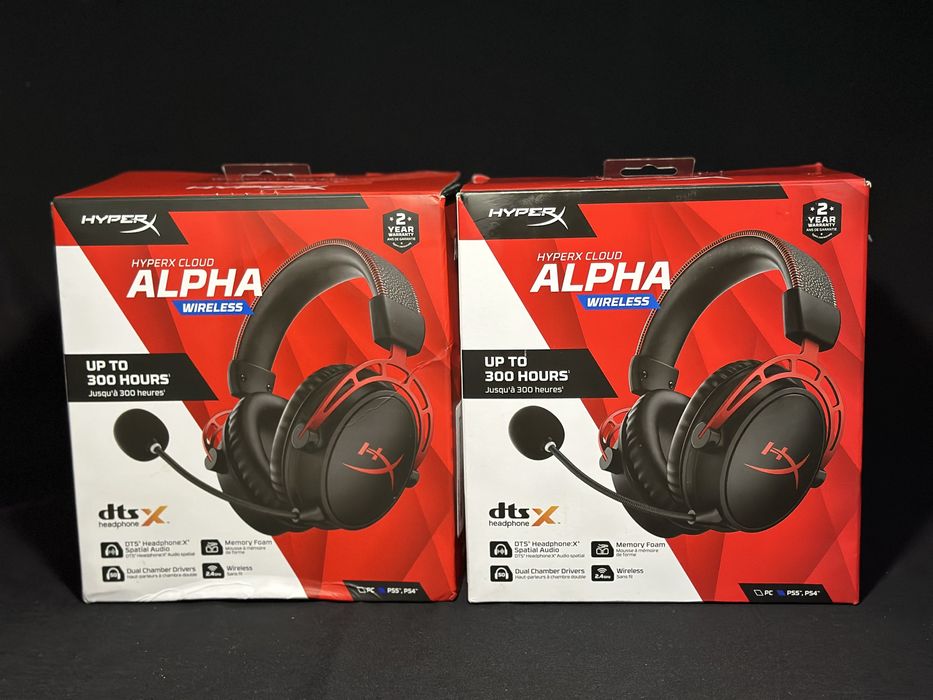 Hyperx Alpha Wireless black red