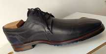 Pantofi derby 43.5 44 plain toe LLOYD piele naturala moale