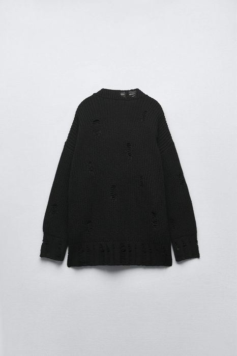 Жилетка Zara /Зара с накъсани детайли М размер с етикет